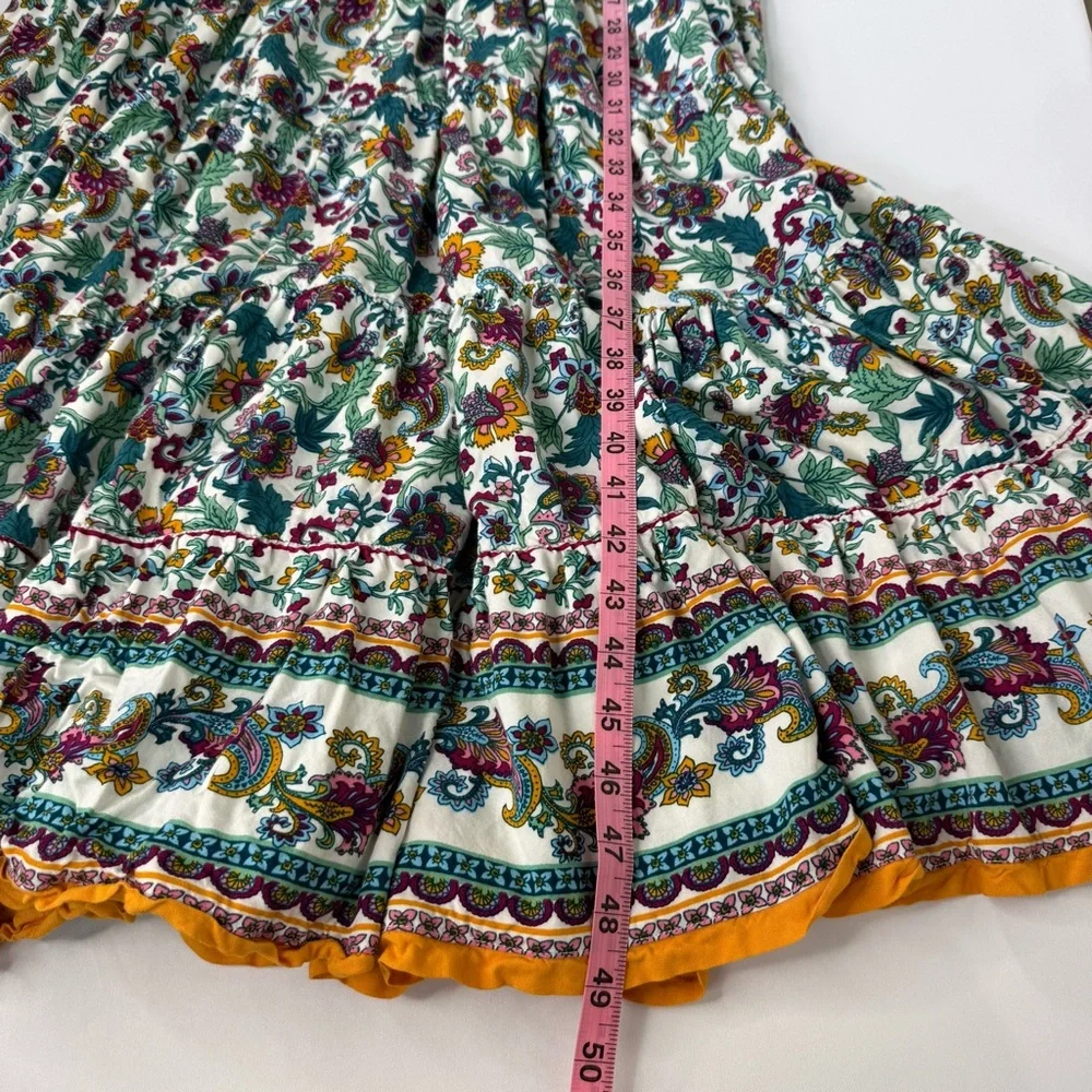 Soft Surroundings Kara Tiered Floral Bohemian Maxi Dress Size Large - Picture 16 of 16